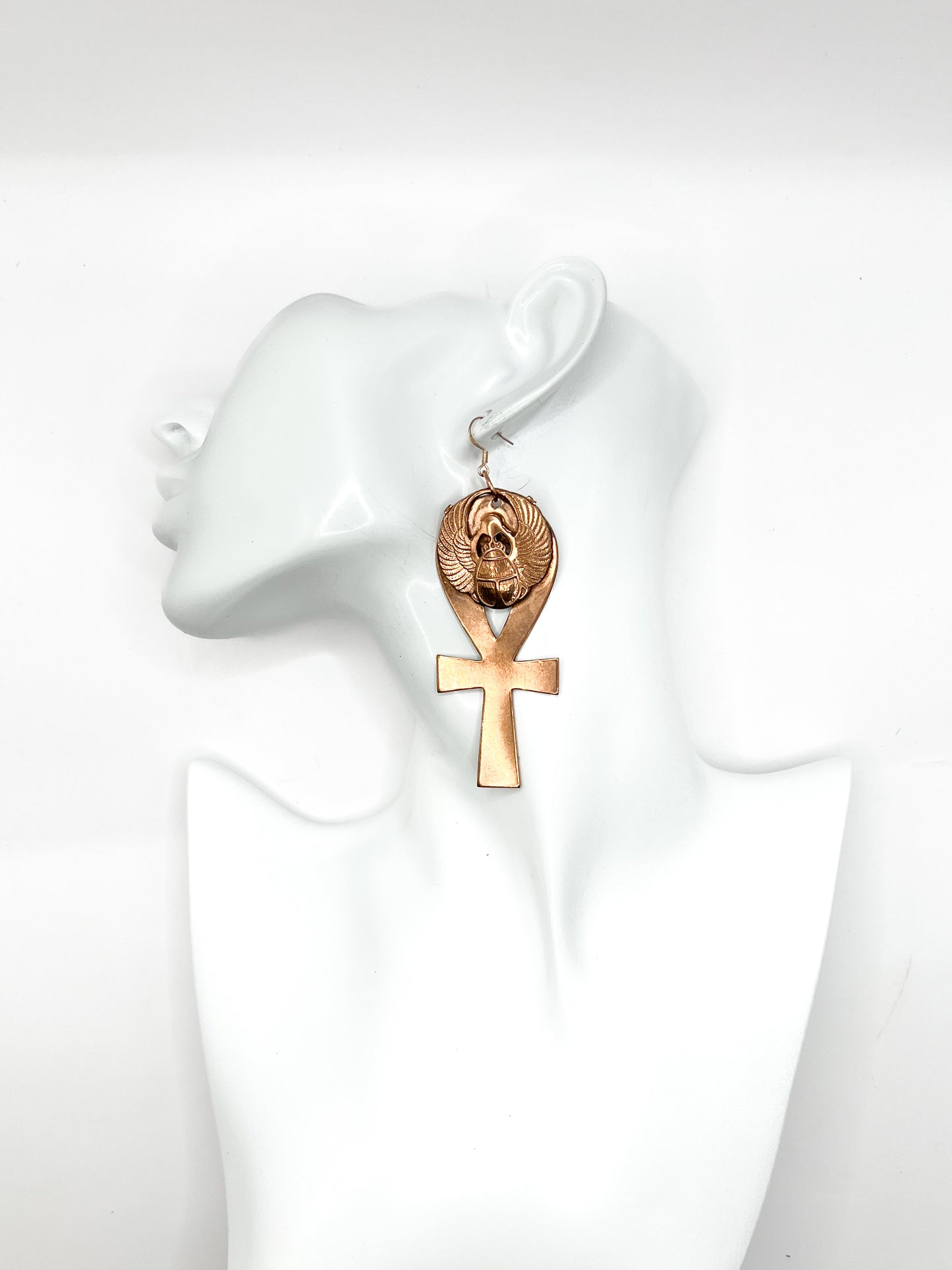 Key of Wisdom Ahnk earrings