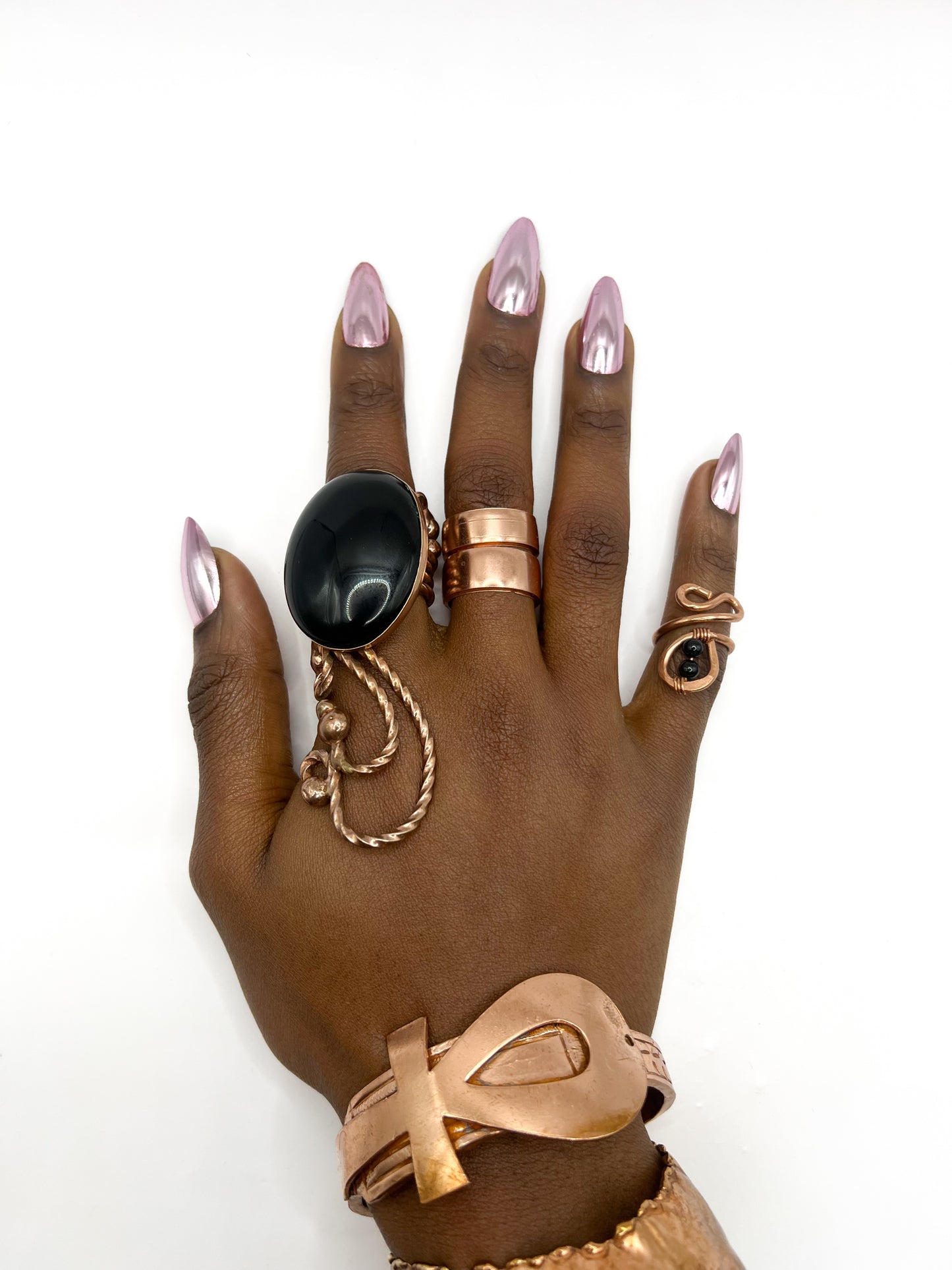 Black Obsidian Ring (EXQUIZ)