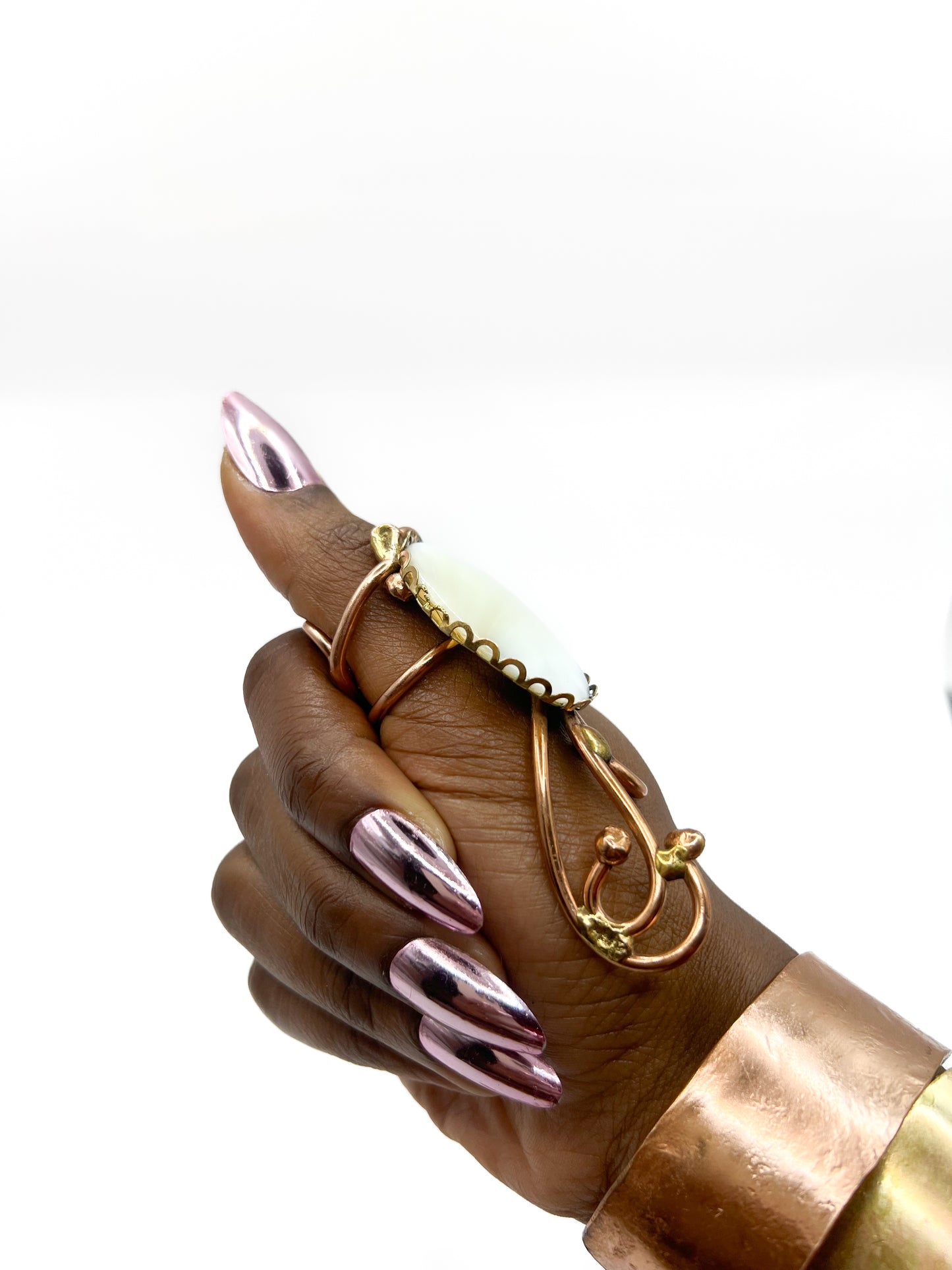 Mother of pearl Thumb ring(EXQUIZ)