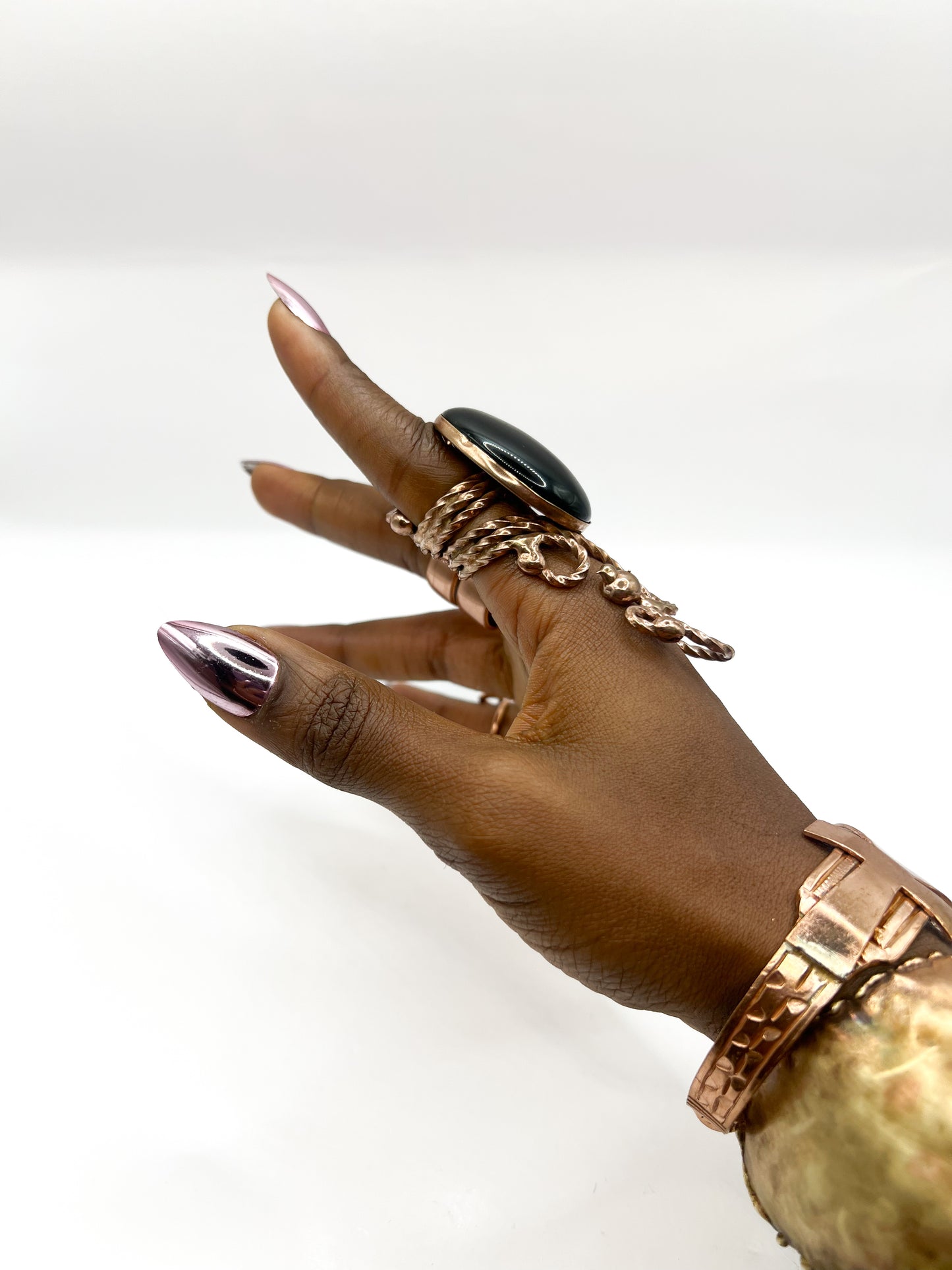 Black Obsidian Ring (EXQUIZ)