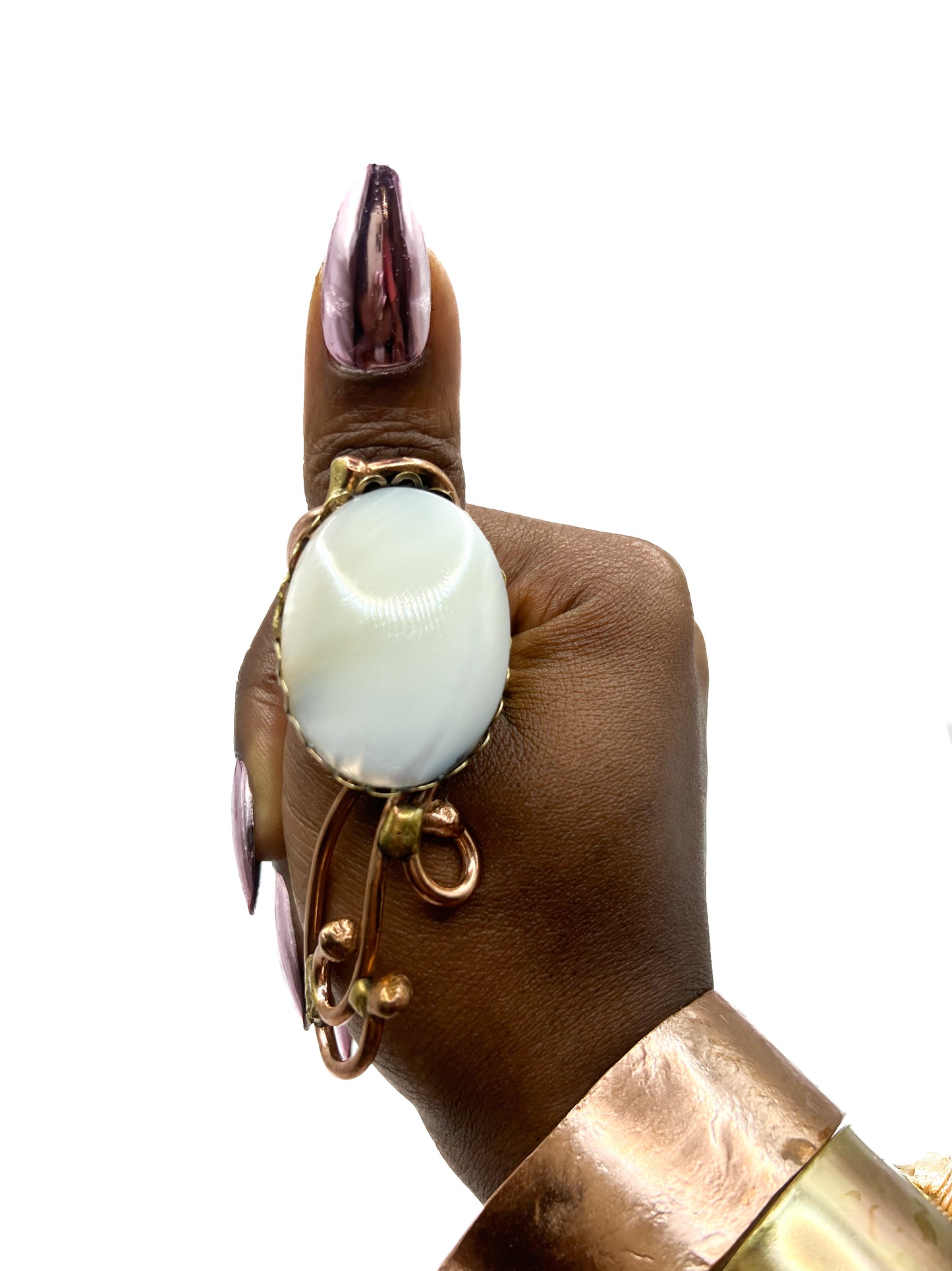 Mother of pearl Thumb ring(EXQUIZ)