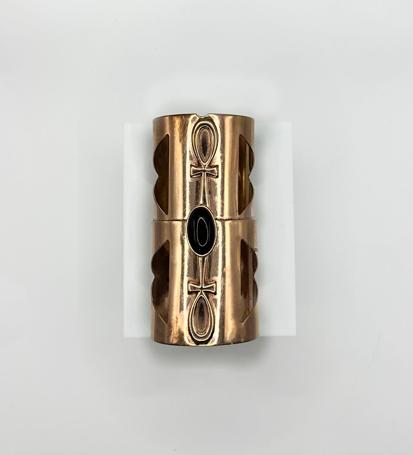 Double Ankh Cuff Bracelet