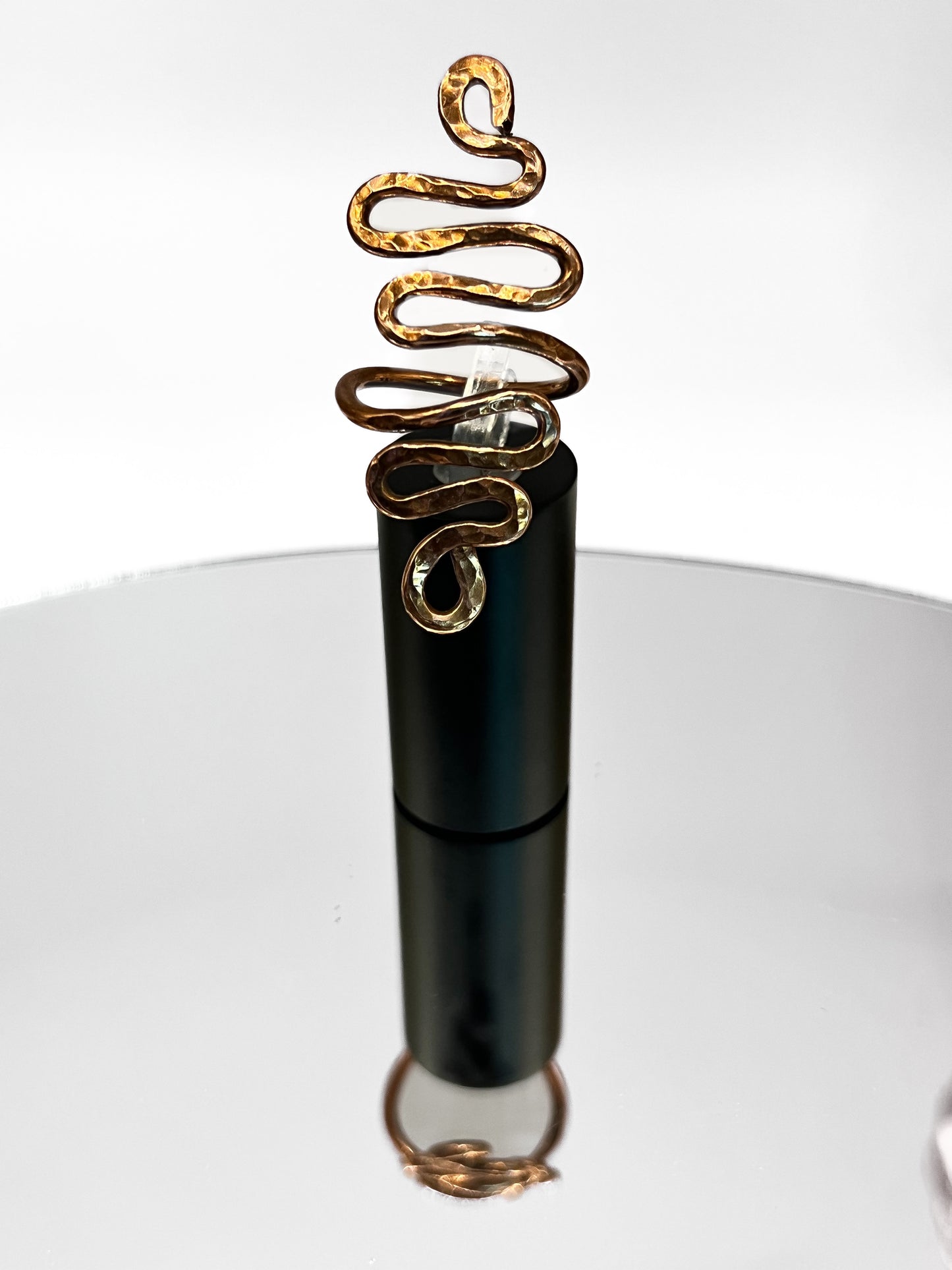 Long Copper Queens Ring