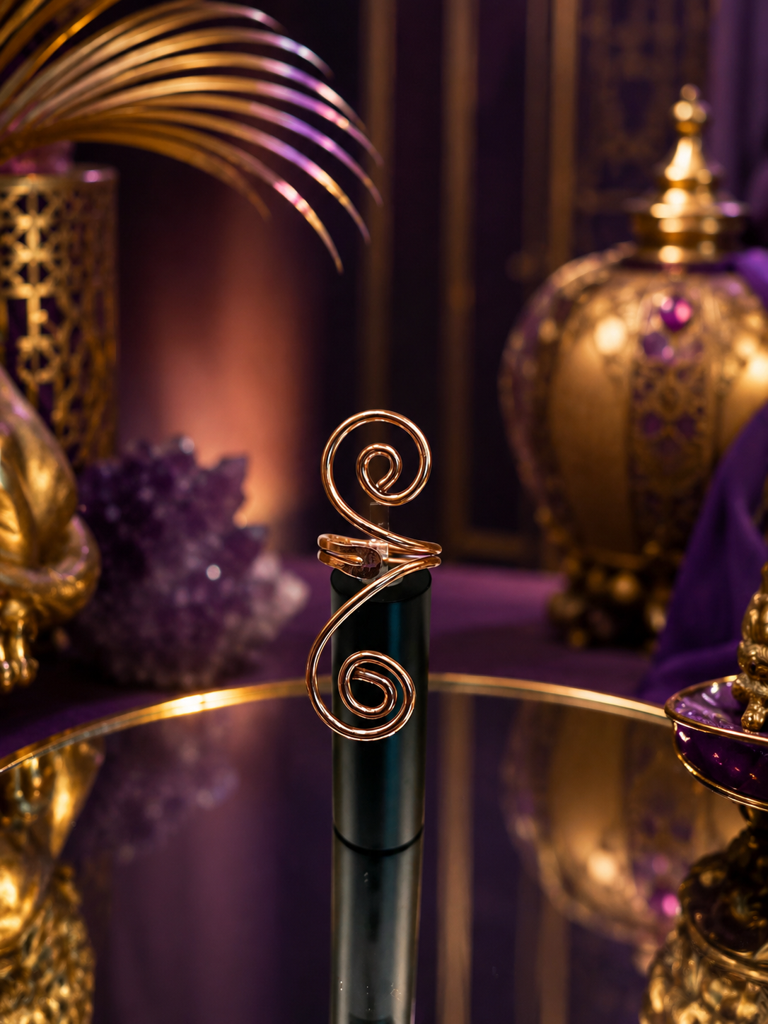 Divine Swirls Ring