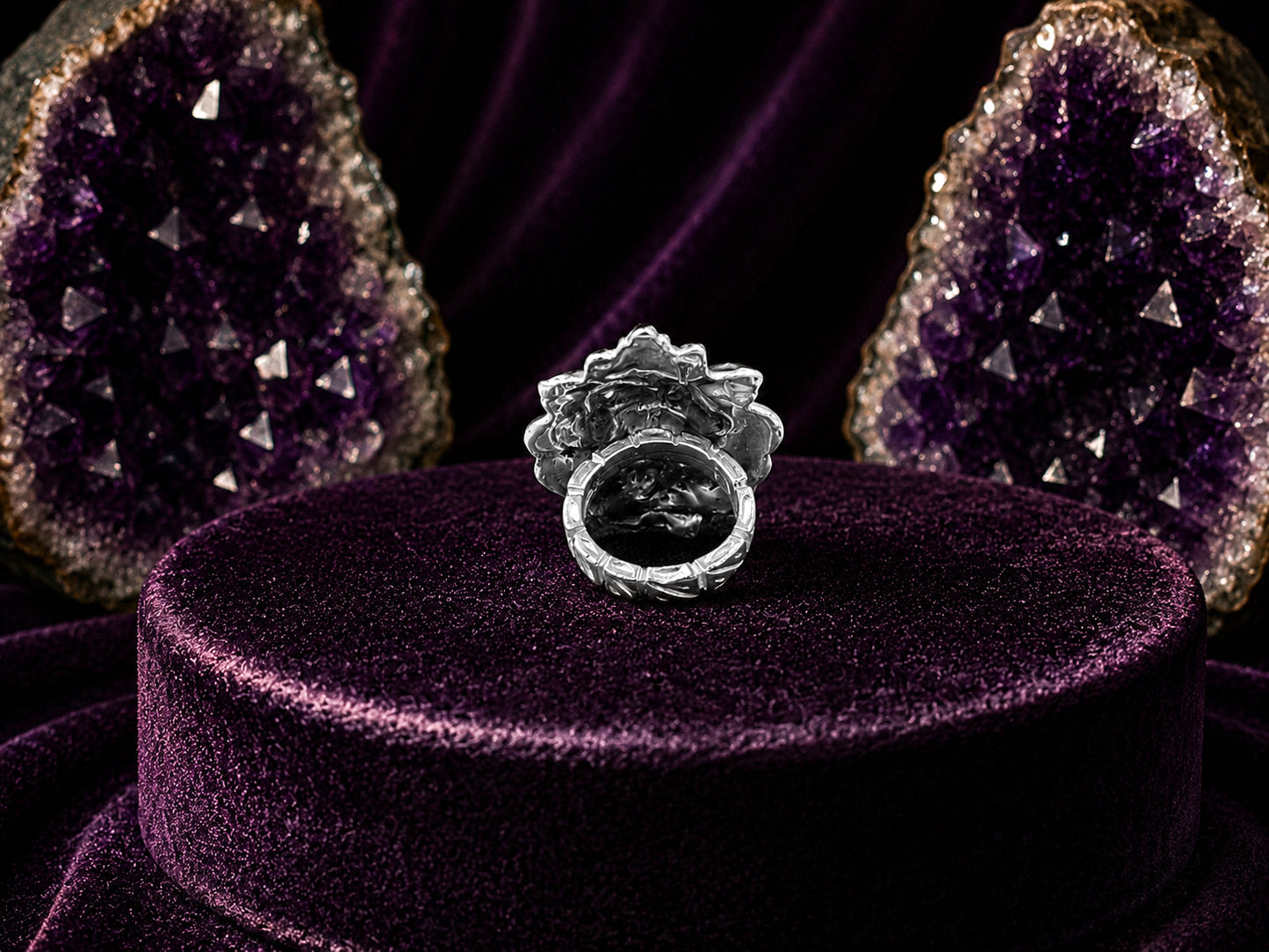 Silver Lion Ring