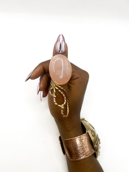 Rose Quartz (EXQUIZ Ring)