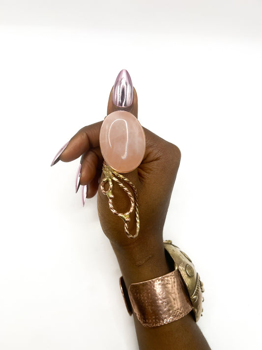 Rose Quartz (EXQUIZ Ring)