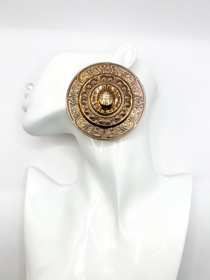 Scarab Shield earrings